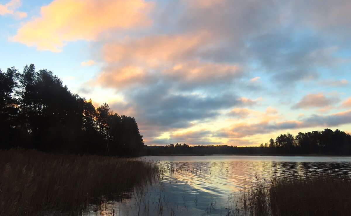 Рассвет на оз.Сапшо - Ольга Митрофанова Рассвет на оз.Сапшо - Ольга Митрофанова