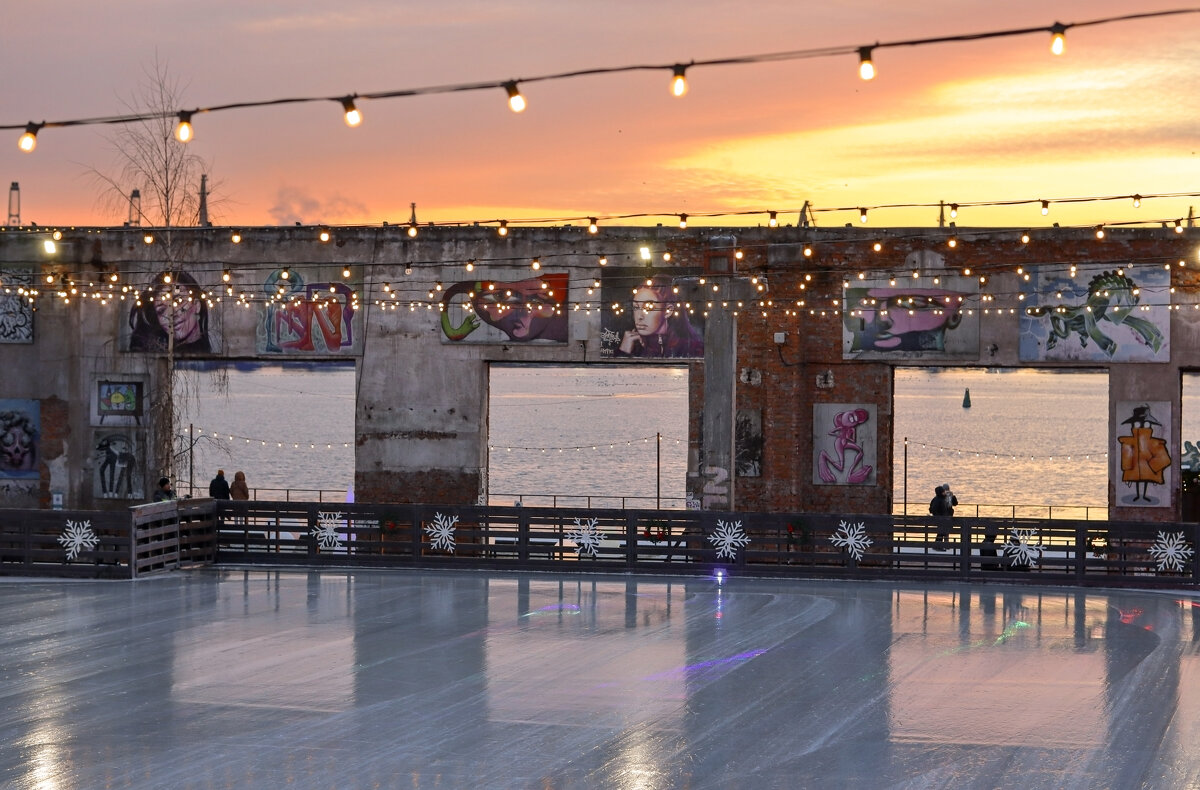 Каток у моря - skijumper Иванов