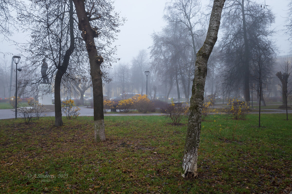Туманное утро в городе - Александр Синдерёв
