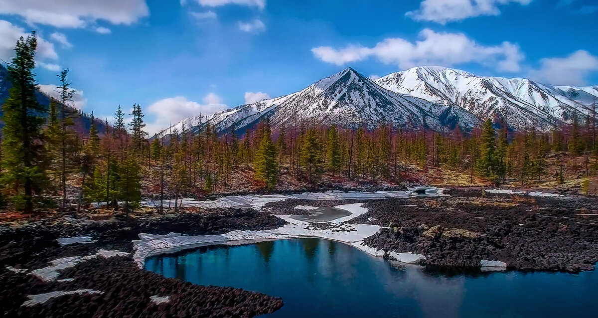 Долина лавовых озёр в Окинском районе Бурятии - Aleksey Afonin
