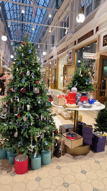 Атмосфера праздника в Пассаже. - Ольга Атмосфера праздника в Пассаже. - Ольга