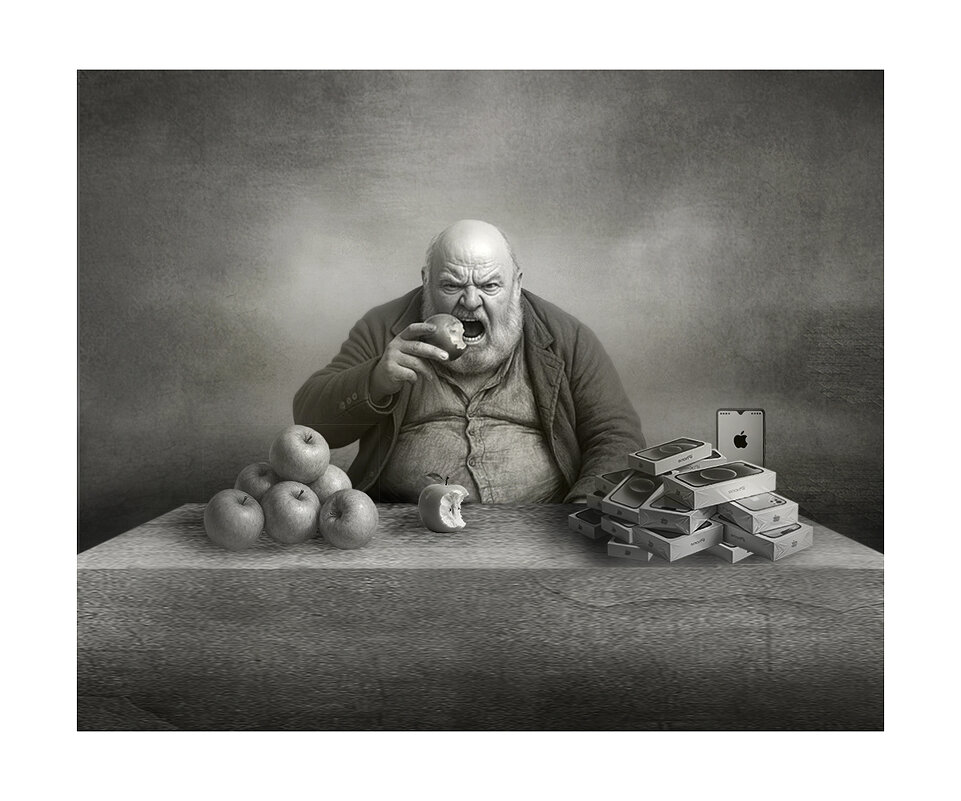 производство айфонов в домашних условиях - старик 