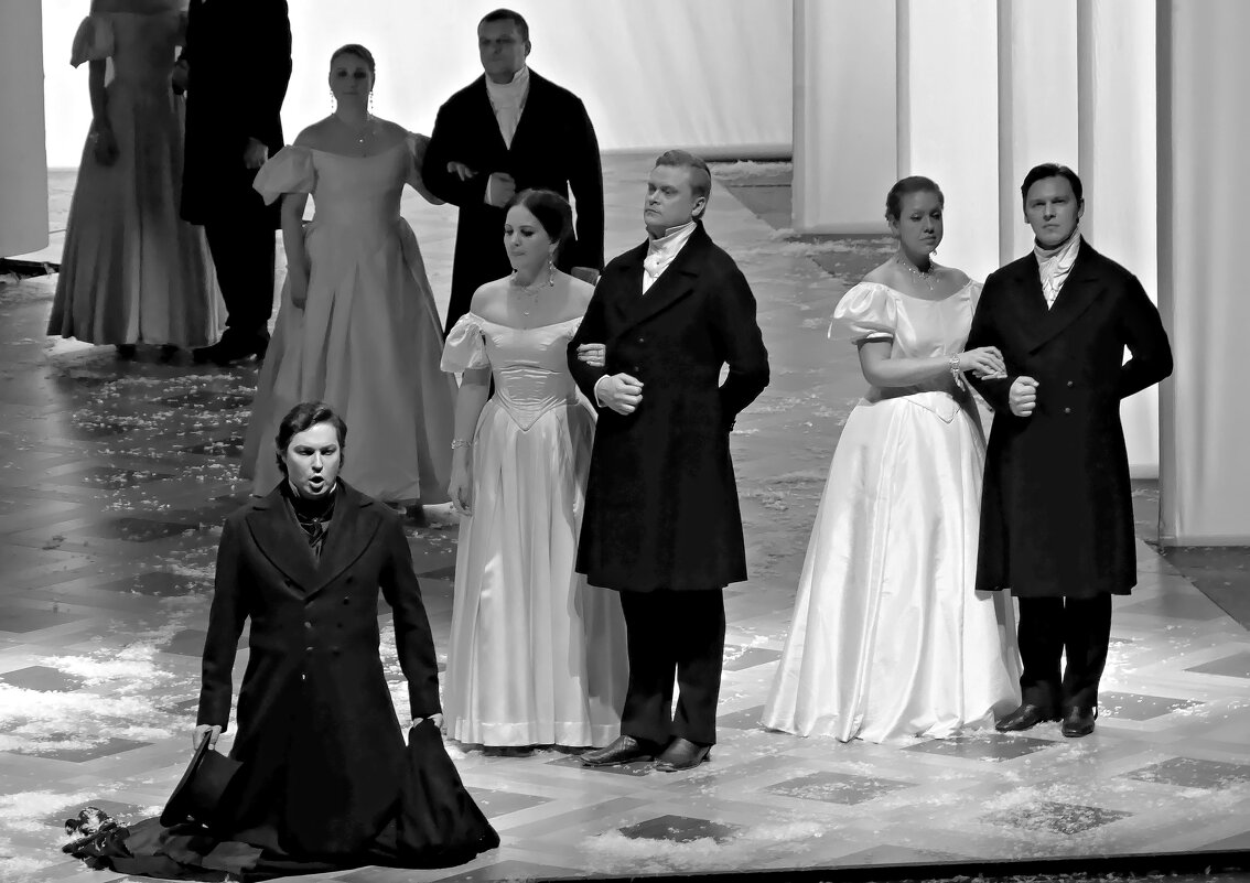 Сцена из оперы "Евгений Онегин" - Валерий Судачок Сцена из оперы "Евгений Онегин" - Валерий Судачок