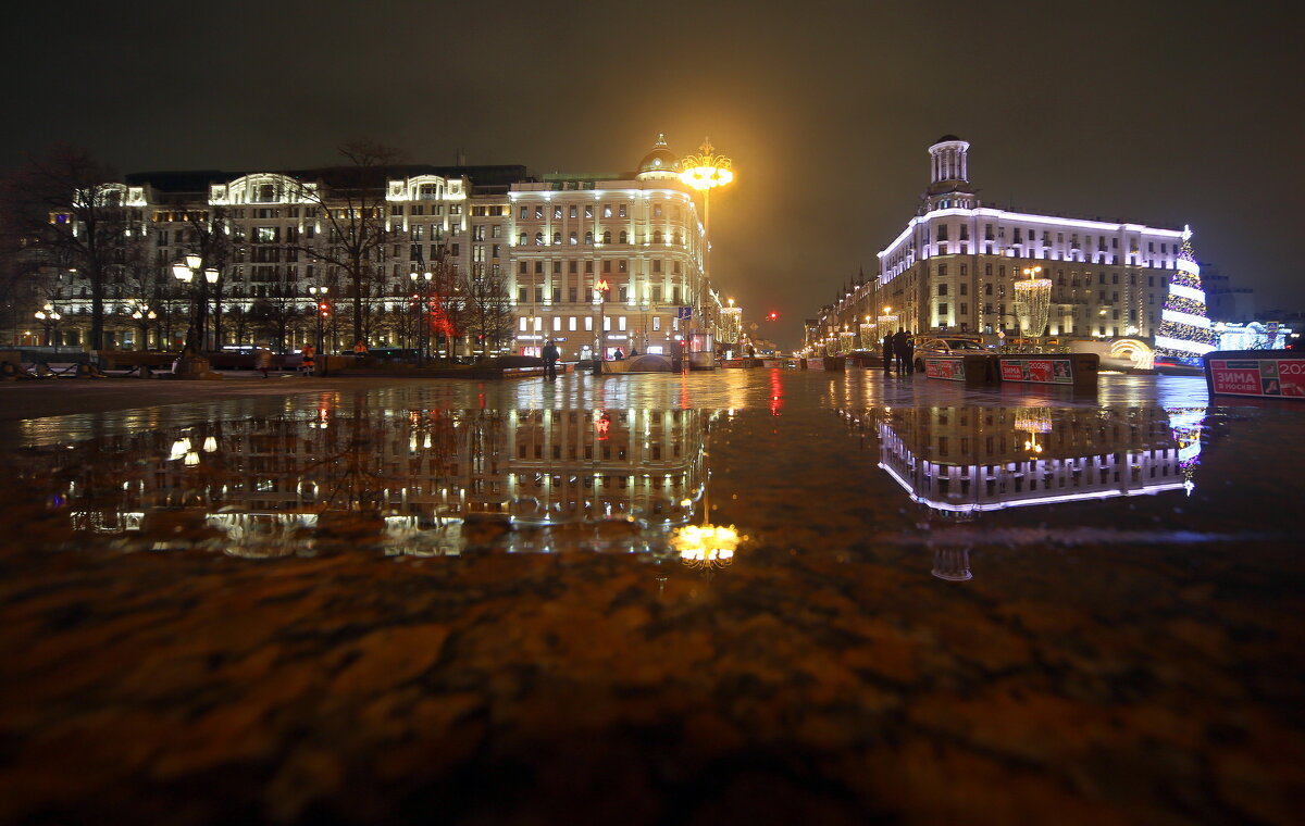 Тверская вечером 18 декабря - Михаил Бибичков