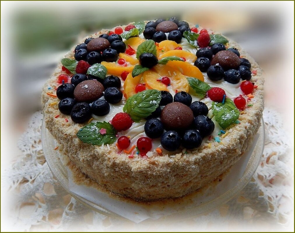 Домашний тортик к чаю... - Валентина Надсон