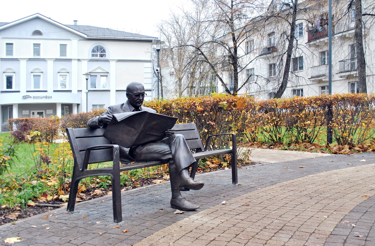 Памятник .. читателю. - AleksSPb Лесниченко