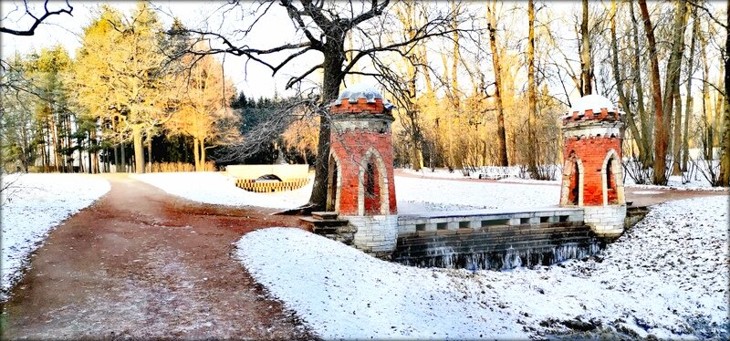 Начало зимы в парке, Турецкий каскад - Сергей 