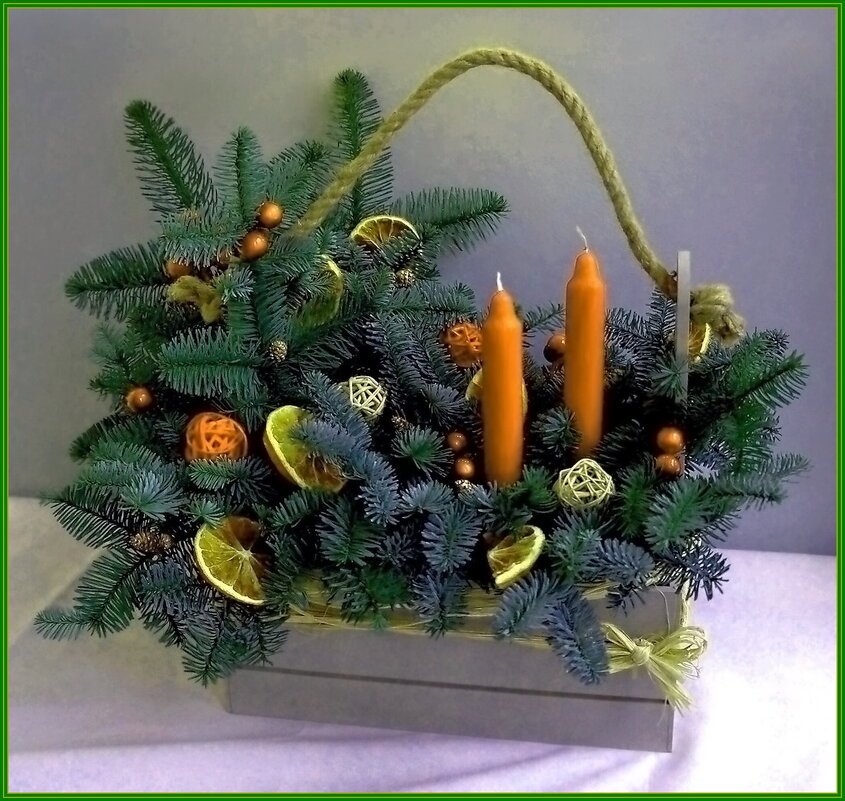 Новогодняя композиция. - Ольга Довженко