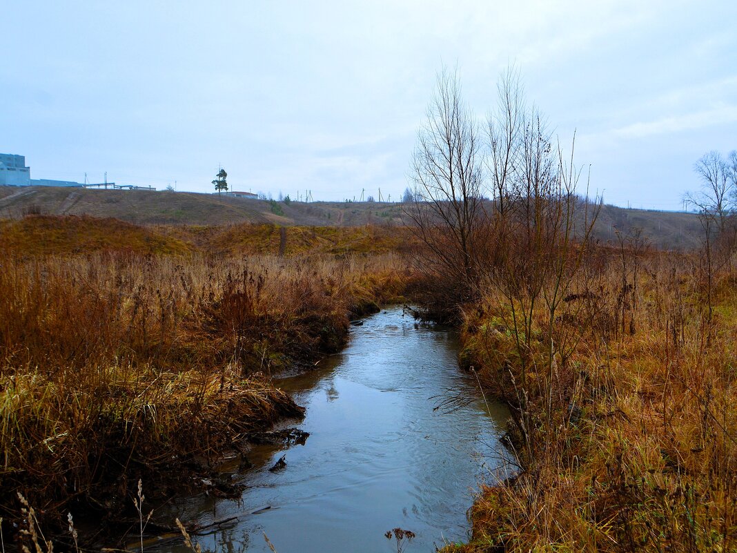 Новочебоксарск. Река Кукшум в конце осени. - Пётр Чернега