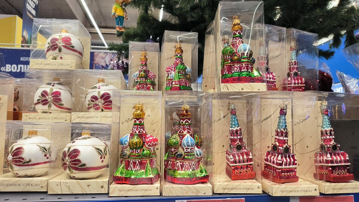 Современные ёлочные игрушки. - Ольга 