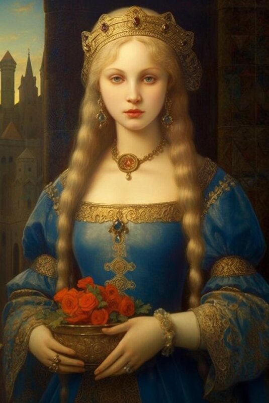 Нейро-картина Легенда - Екатерина Панова