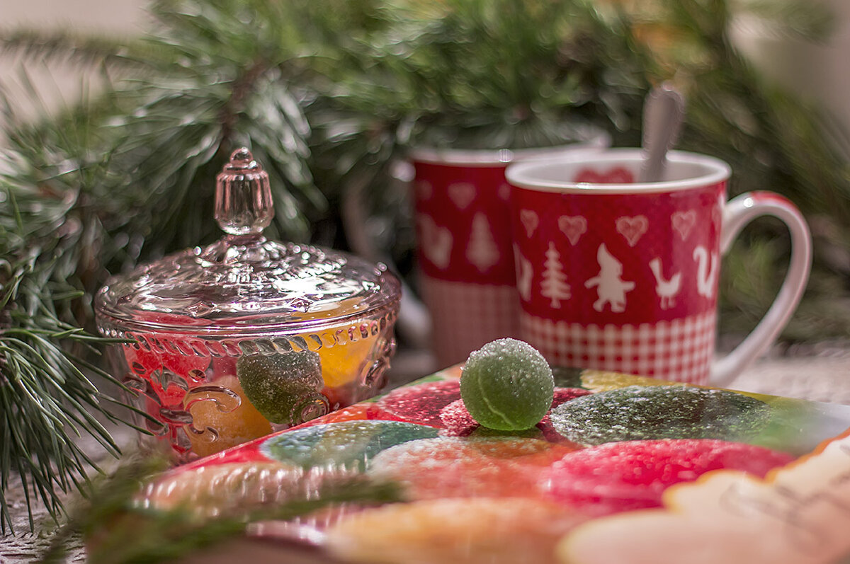 Чай с мармеладкой. - Bosanat 