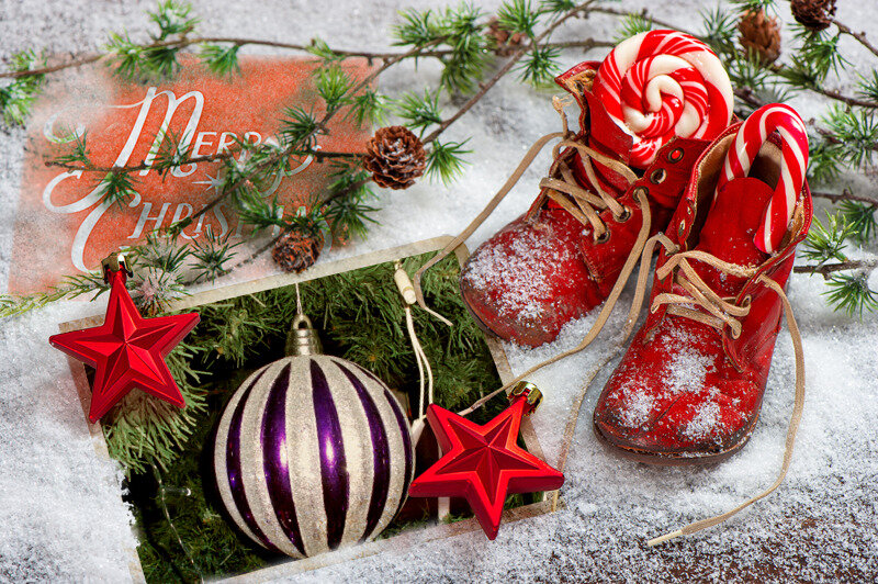 Страницы зимнего альбома:Merry Christmas. - Alisia La DEMA