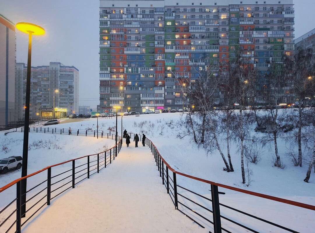 Зимний вечер на районе - Василий 