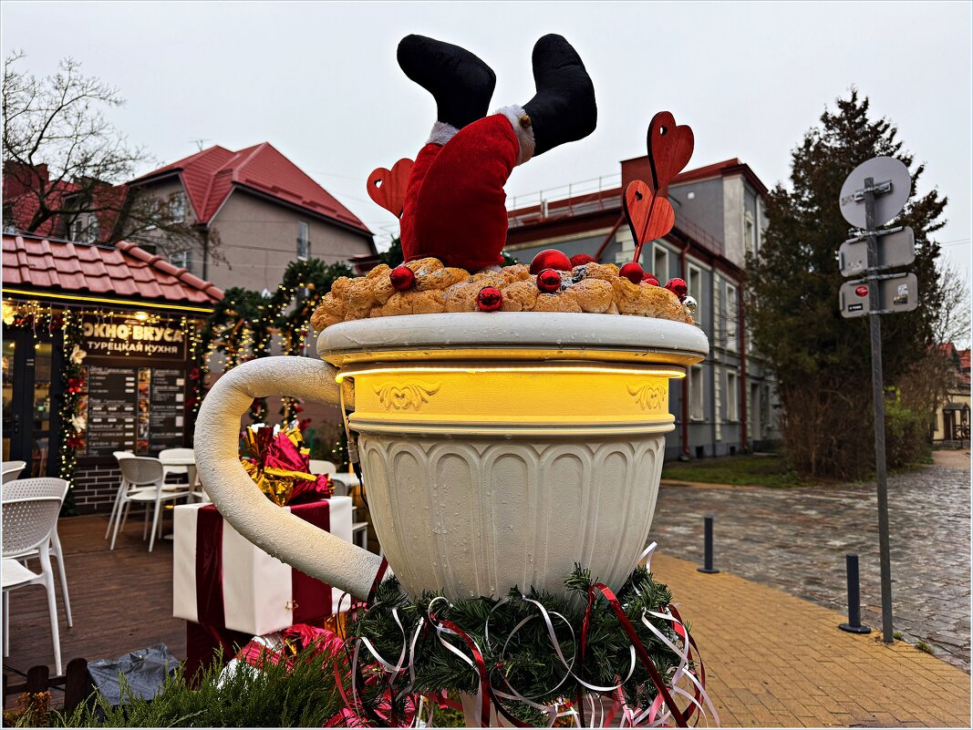 В новогоднем Зеленоградске. - Валерия Комова