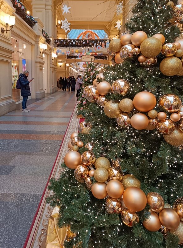 Ёлки в ГУМе - Ольга 