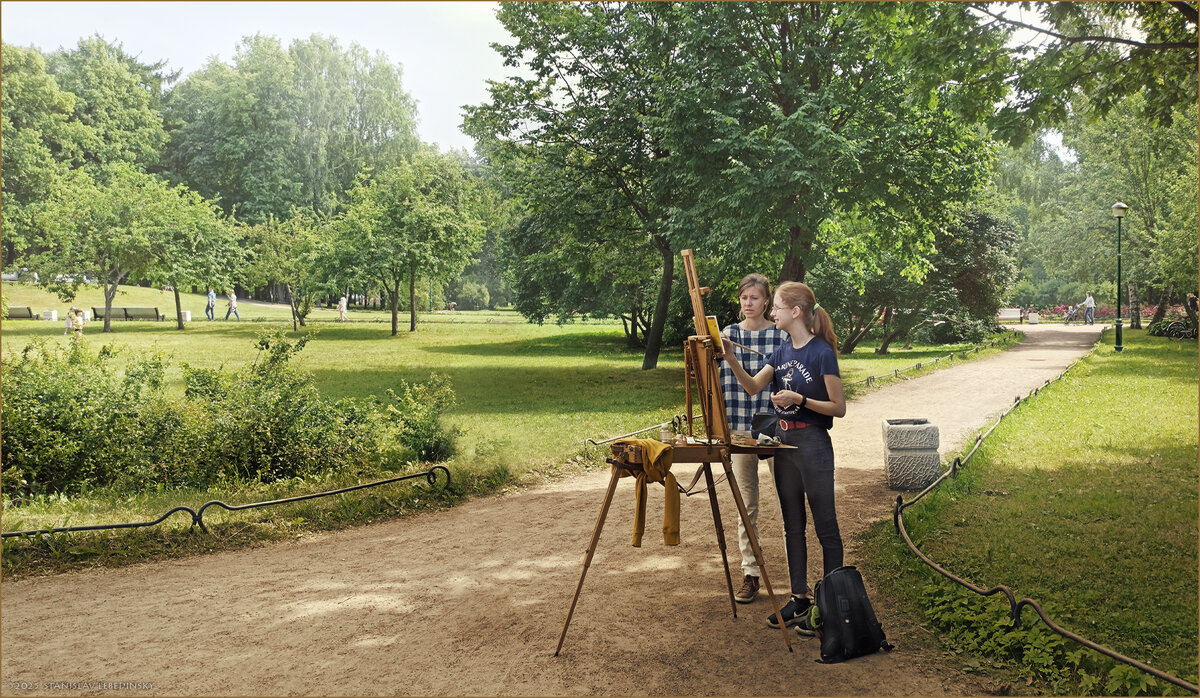 My magic Petersburg_04280_Таврический сад - Станислав Лебединский