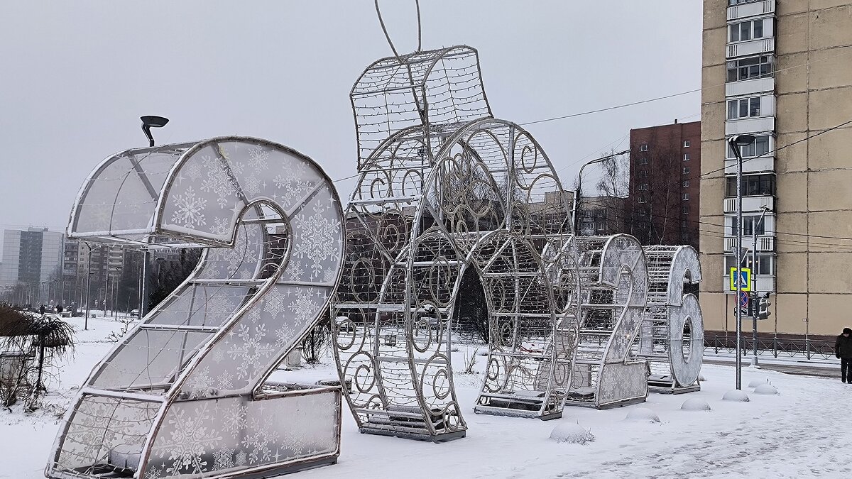 Новый год будем встречать со снегом! - Ольга 