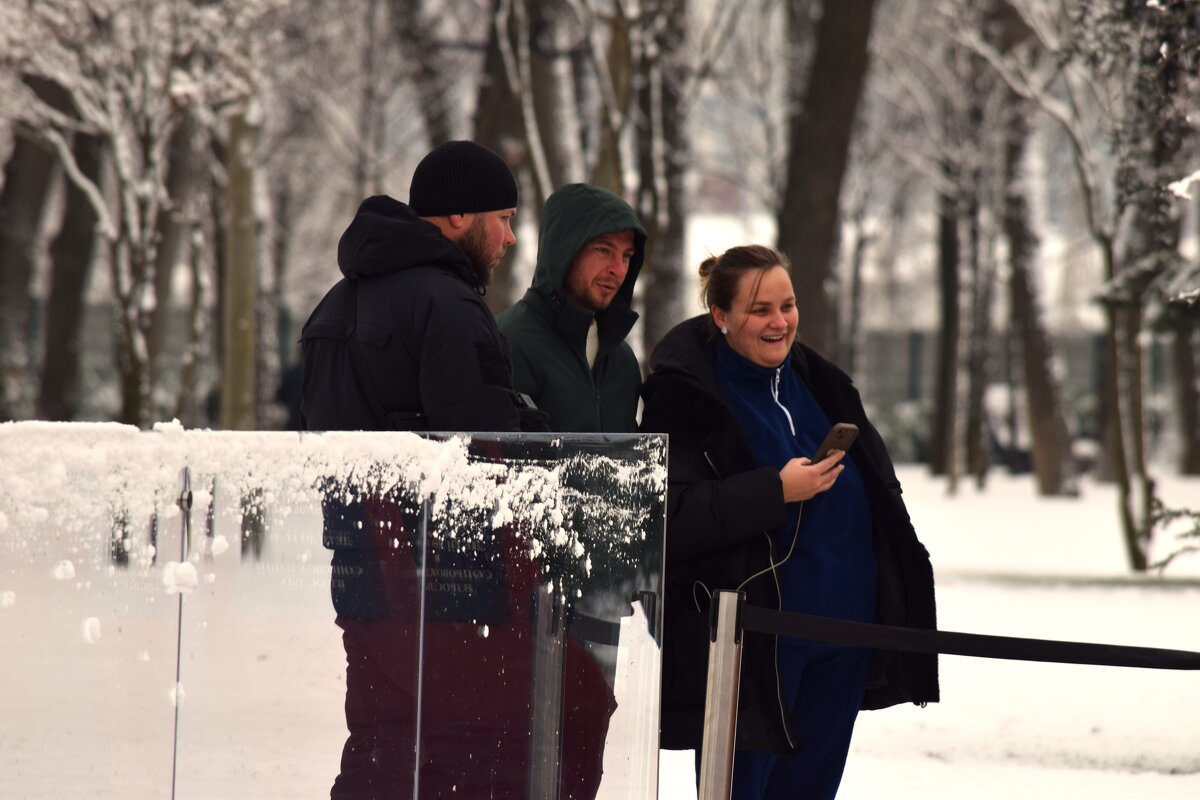 Снег, хорошее настроение. - Юрий Полторыхин.