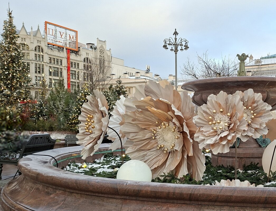 Фонтан у Большого расцвел цветами. - ИРЭН@ .