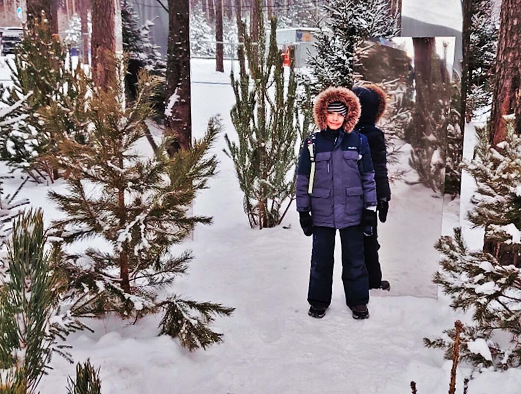 Денис среди новогодних елочек! - Владимир Денис среди новогодних елочек! - Владимир