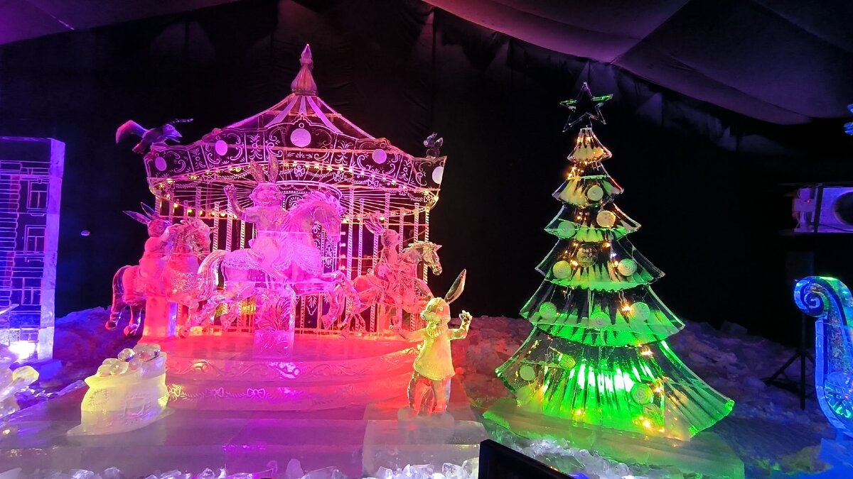 Выставка ледовых скульптур. - Ольга 