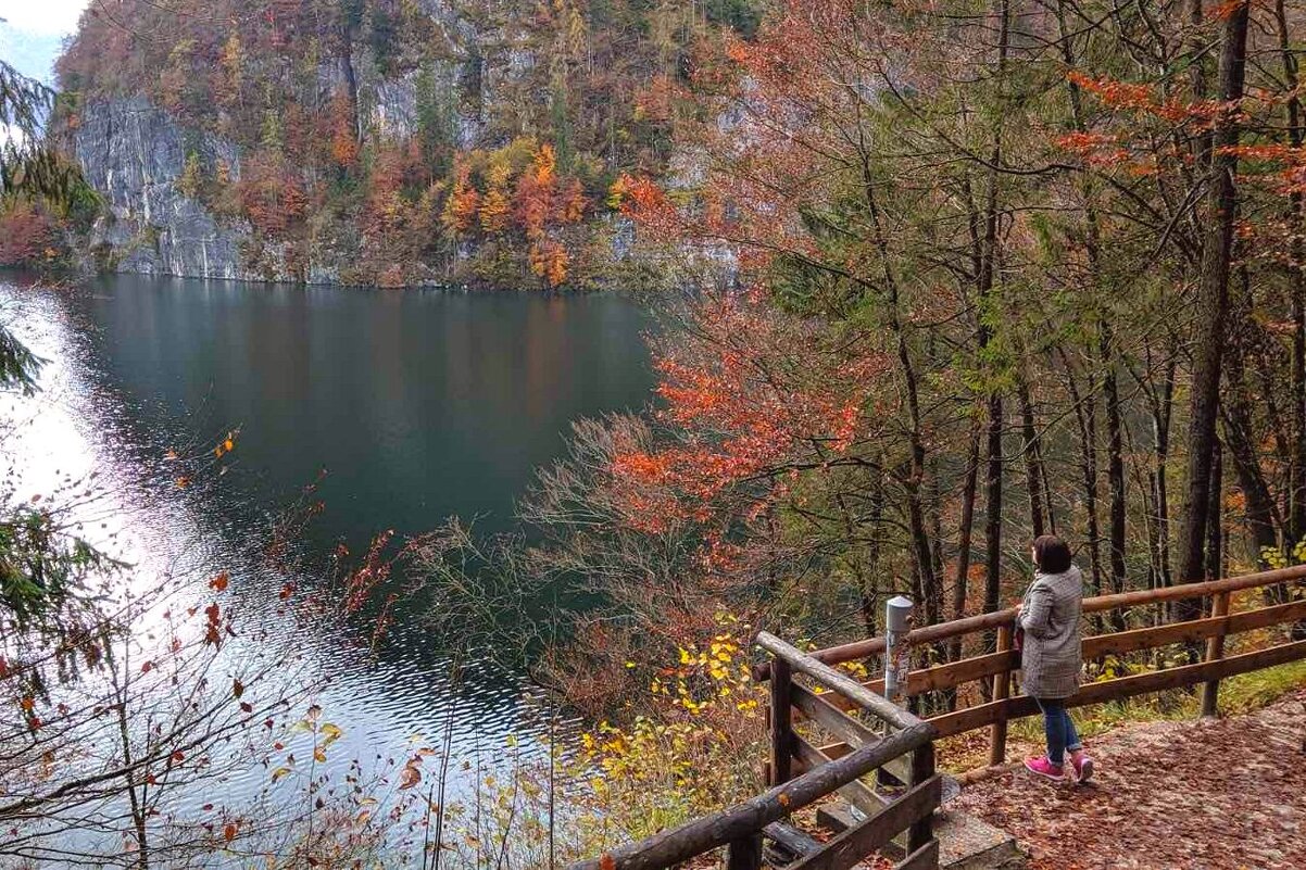 Осень в Баварских Альпах. Озеро Айбзее (Eibsee) - Наталья Куликова