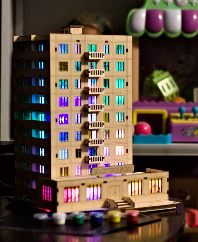 Ночник "Панелька" прикольный арт объект, покрашу потом - Артём Ночник "Панелька" прикольный арт объект, покрашу потом - Артём