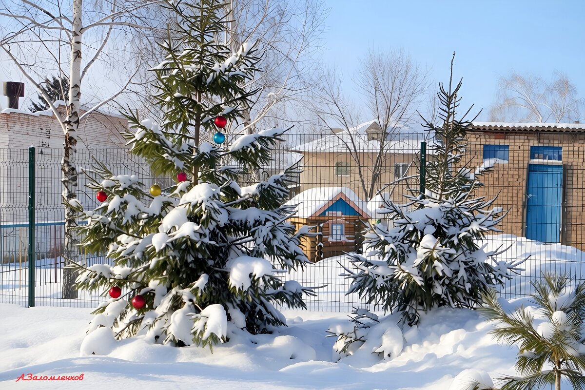 Про дворы новогодние.. - Андрей Заломленков Про дворы новогодние.. - Андрей Заломленков