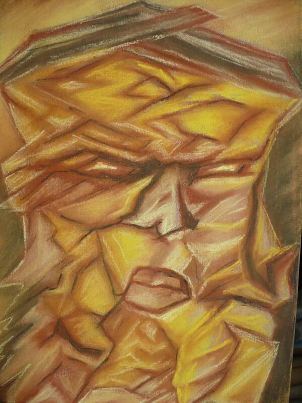 Из цикла "Боль". Пастель. 1989 г. - Валерий Кокорев