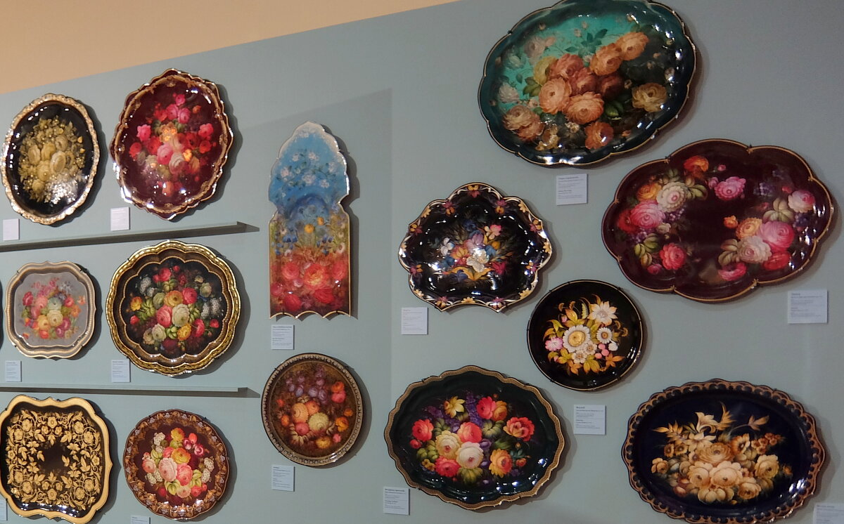 Выставка "Жостово. Вызывающе красиво"  в усадьбе Царицыно. - Люба 