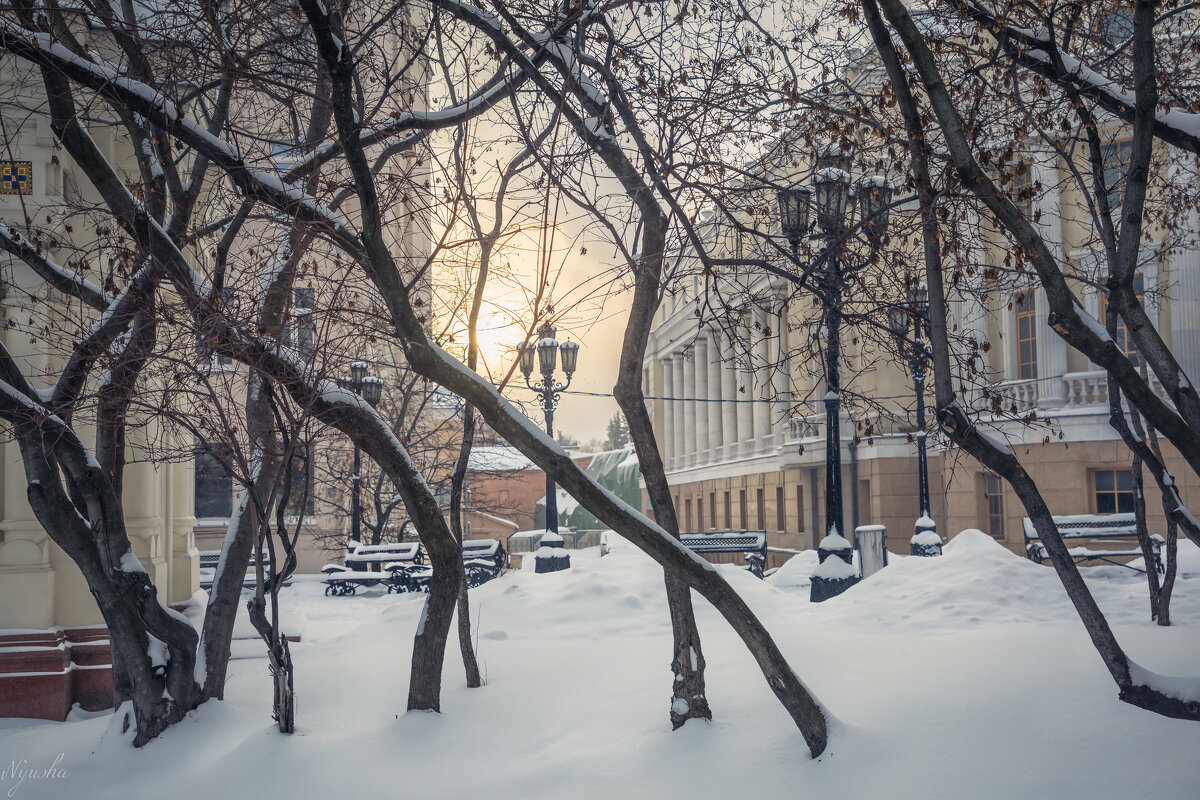 Зимняя зарисовка - Nyusha . Зимняя зарисовка - Nyusha .