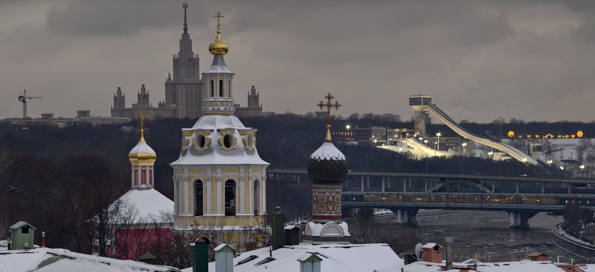 Москва со смотровой площадки РАН - <<< Наташа >>>