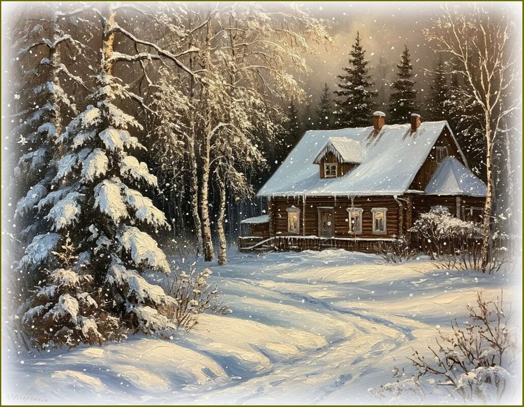 Зимний пейзаж ... - Валентина Надсон