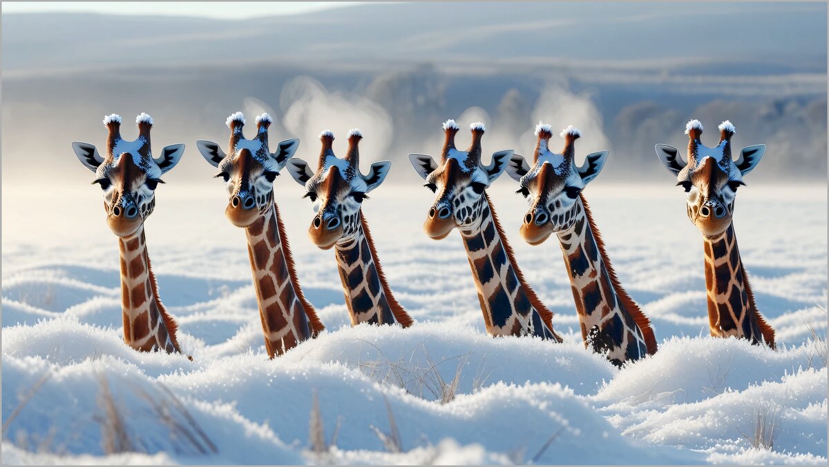 " Внезапно выпал снег...." - antri 