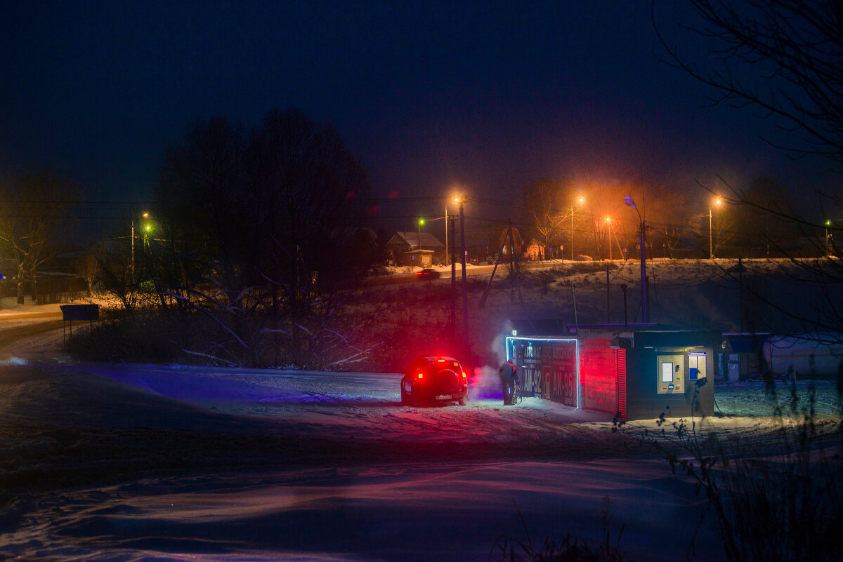 Краски января.Вечер. - Оксана ДоброВольская