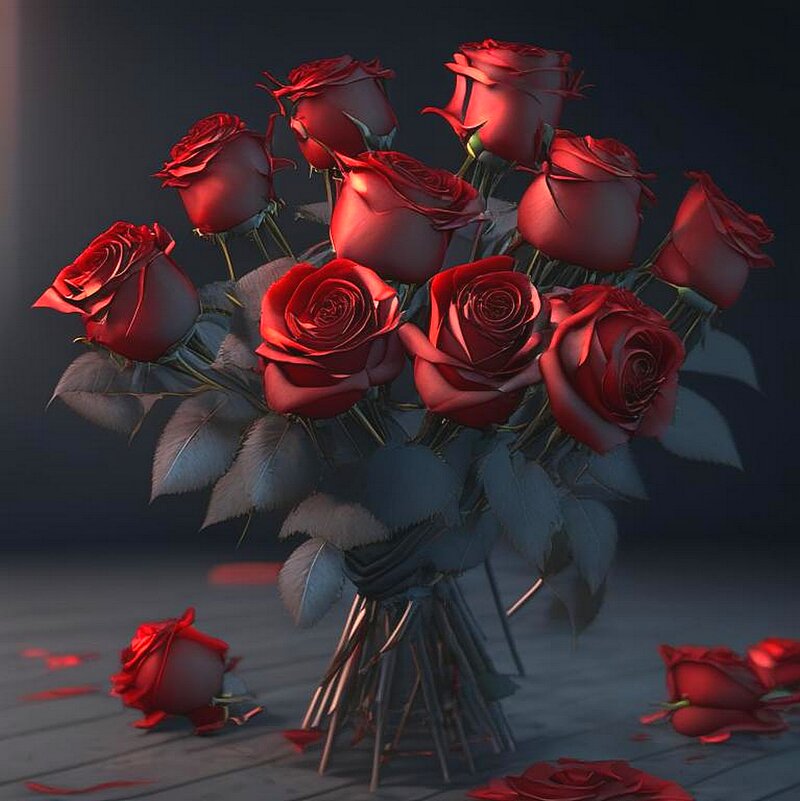 Букет красных роз - Наталья ***