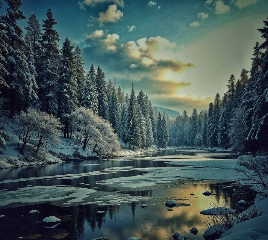 У реки. - adrow 