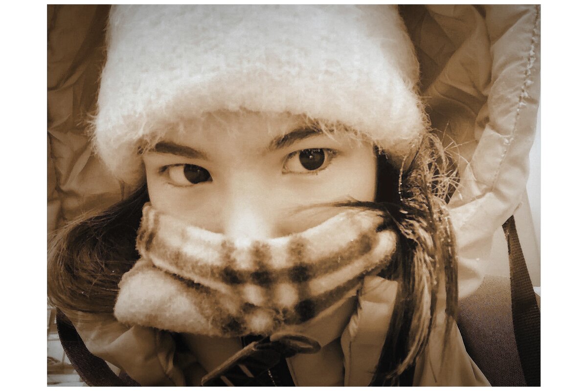 Холодно  в Москве! Работа для  выставки - Фотогруппа Весна