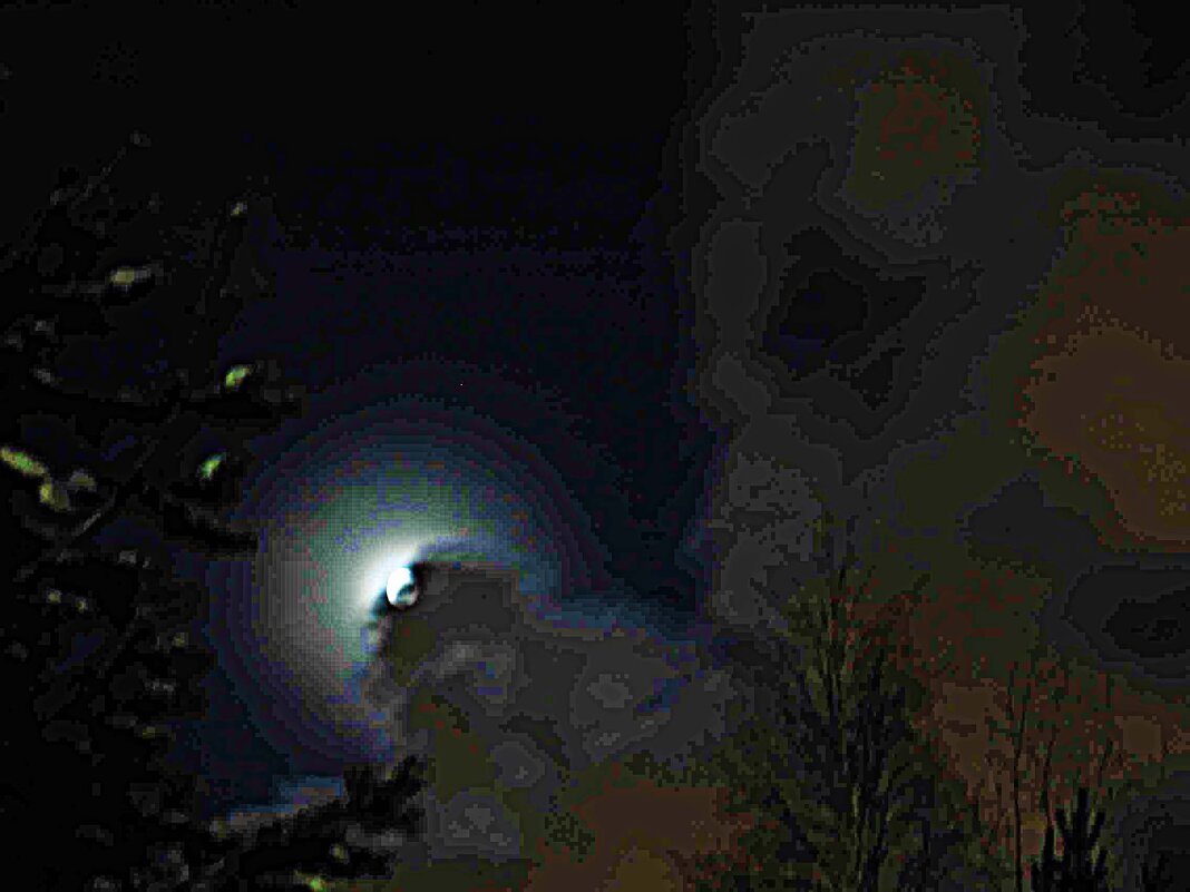 Январь...Таинственная луна! - Владимир 