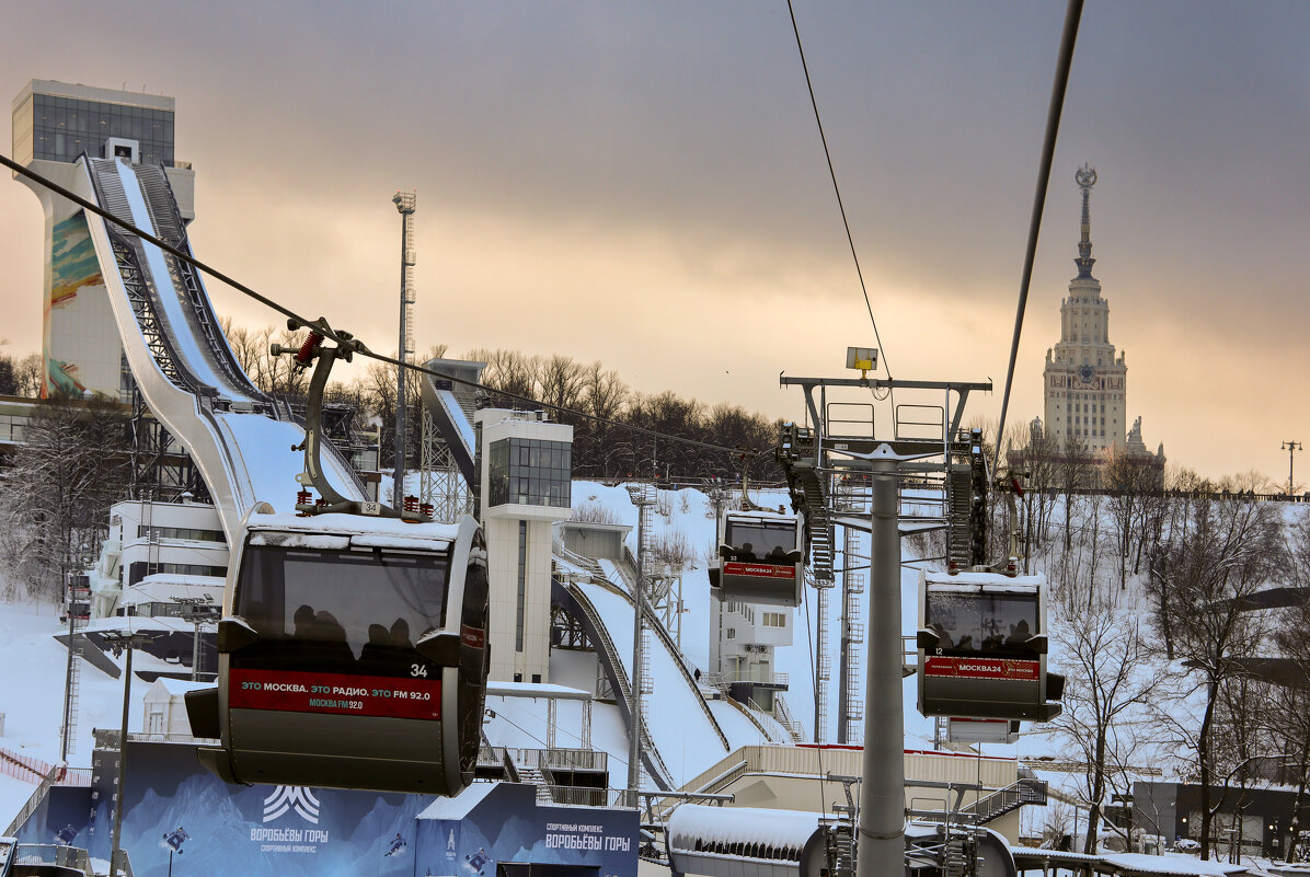 Воробьевы горы - skijumper Иванов