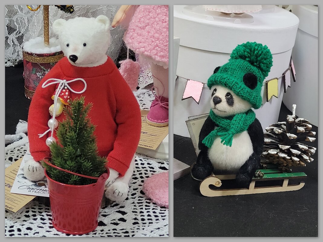 Новогодние куклы на выставке - Татьяна Машошина