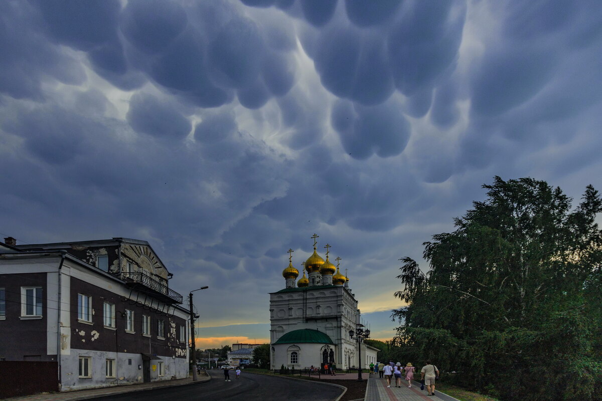 Облака - мамматусы. - Михаил Колосов 