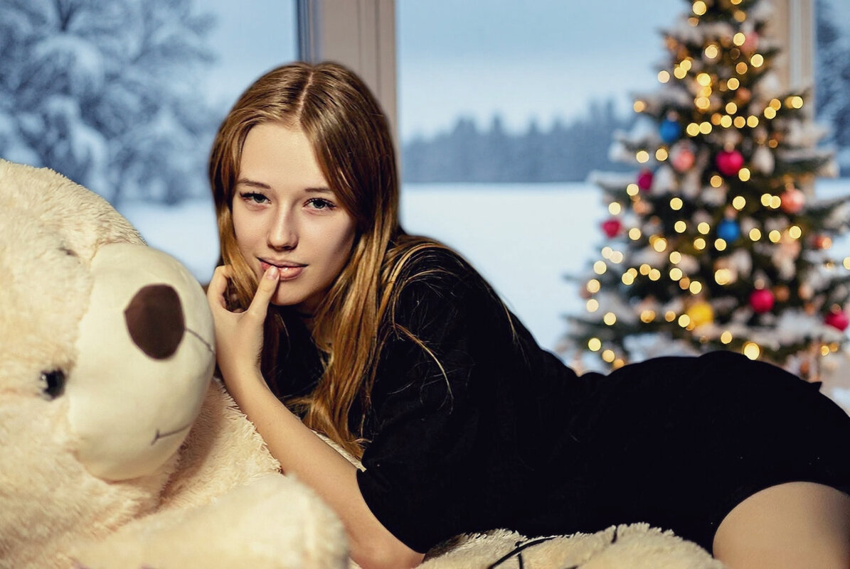 Девушка,зима,елка! - Вячеслав Трояновский