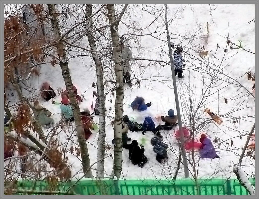 Дети на прогулке - Ольга Довженко