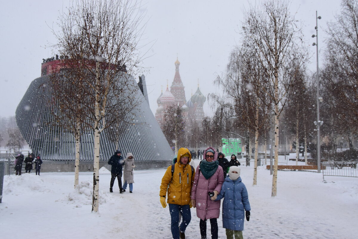 Прогулки в парке Зарядье. - Наталья Вязигина