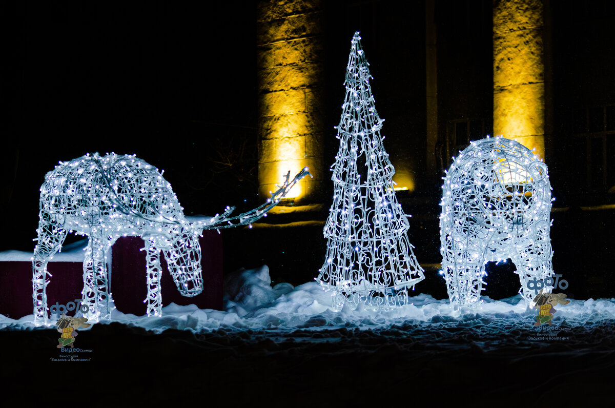 Новогодние украшения города Курска. - Руслан Васьков
