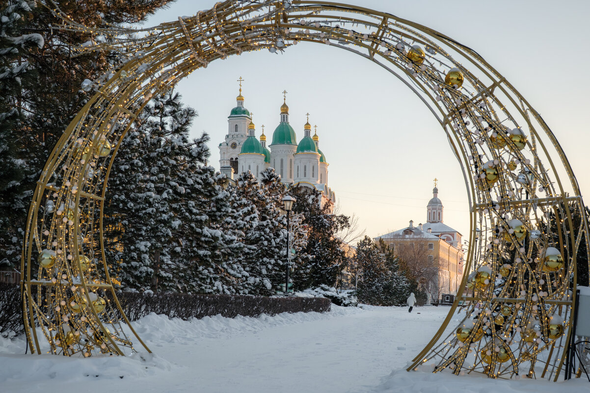 Зимний Астраханский Кремль - Сергей Сабешкин
