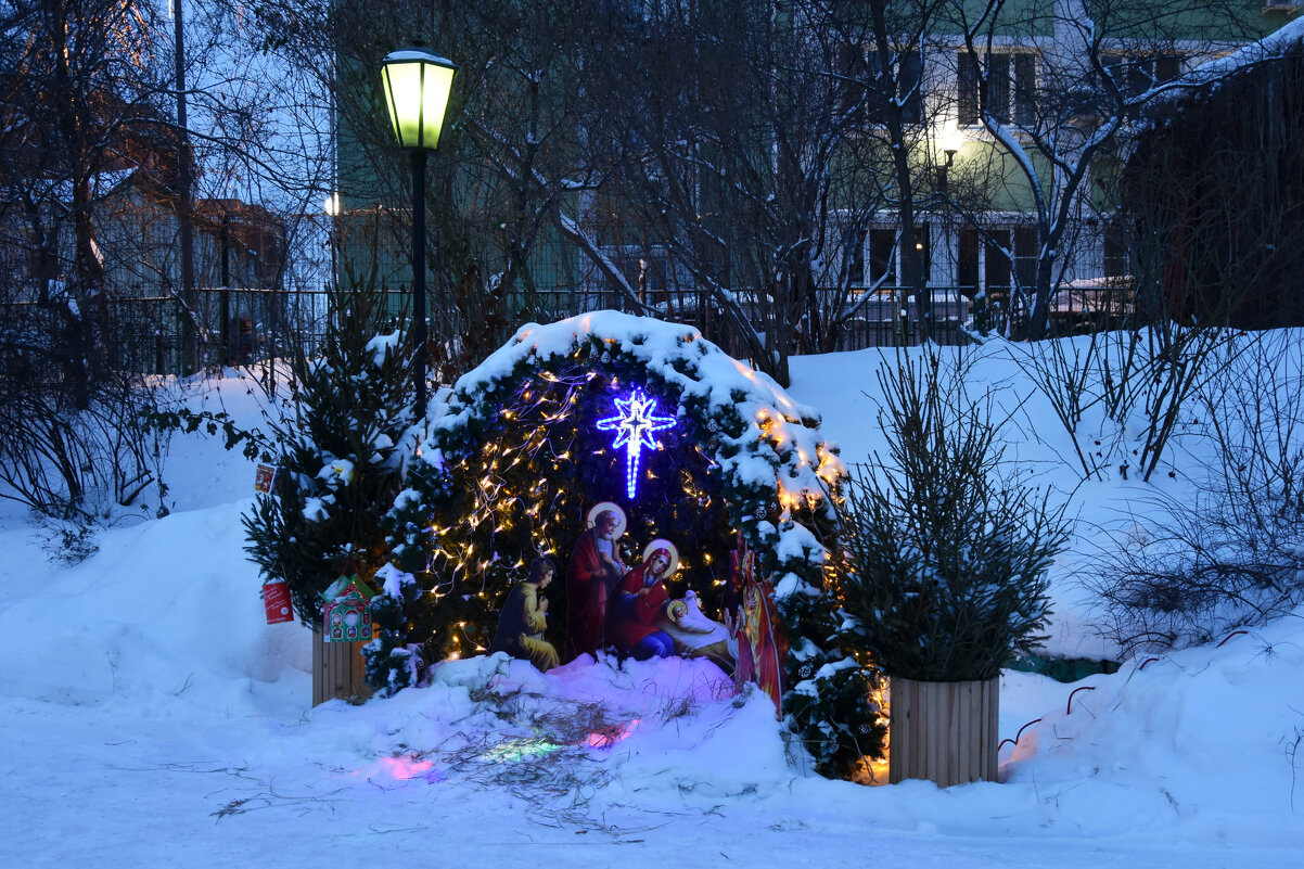 Новогодняя Москва. Рождественский вертеп. - Наташа *****
