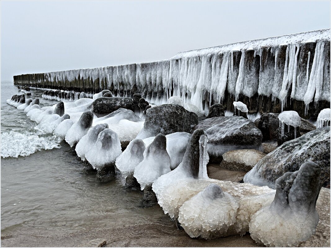 Январь. После шторма и мороза. - Валерия Комова